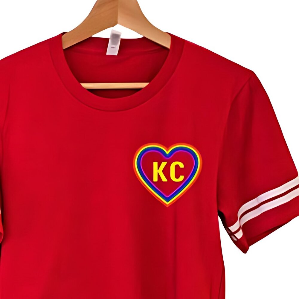 KC Chiefs Pride Tee. Multi Sizes.